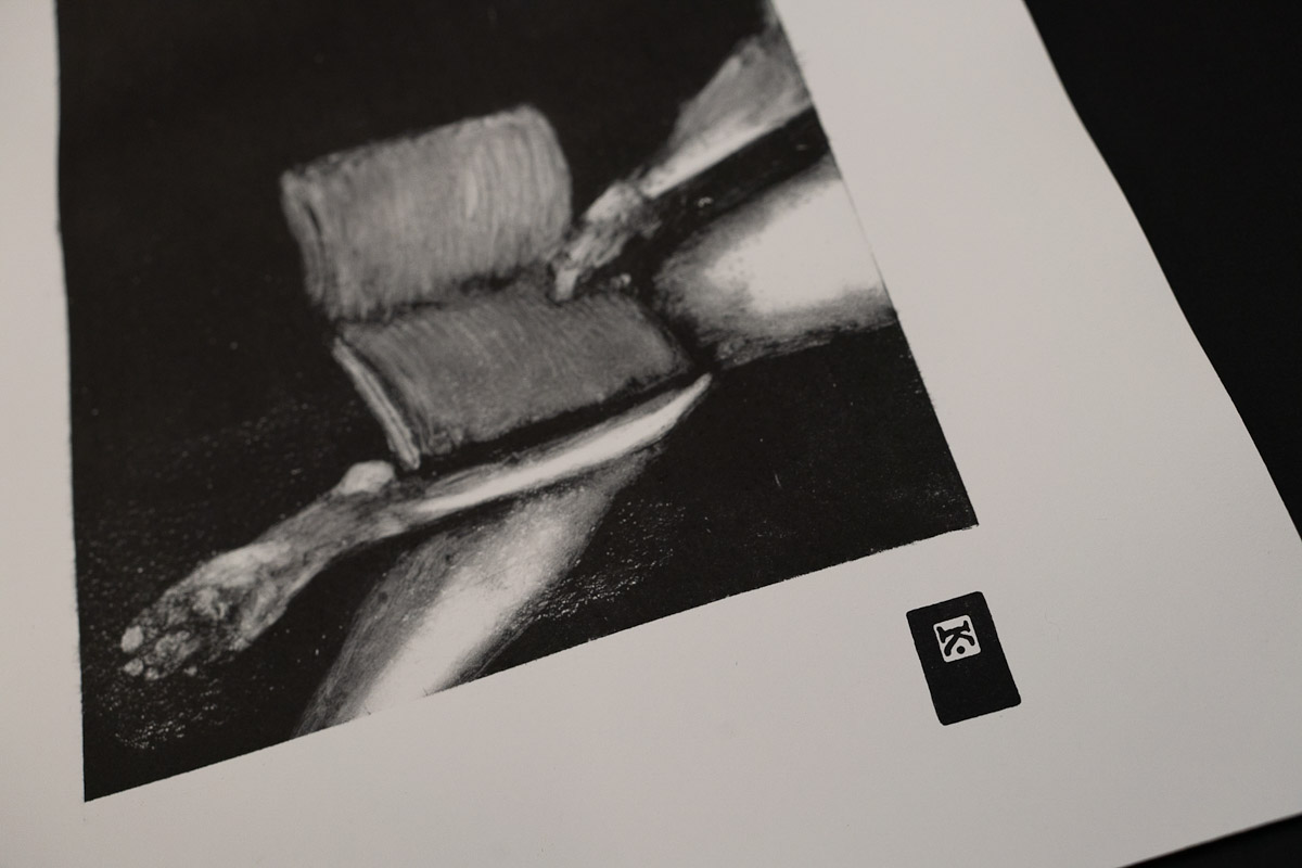 Book monoprint by Kate Roy, Ōtautahi Christchurch, 2025